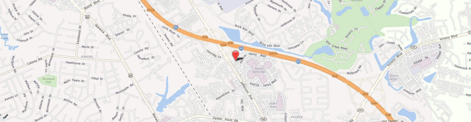 Location Map: 12350 Jefferson Ave Newport News, VA 23602